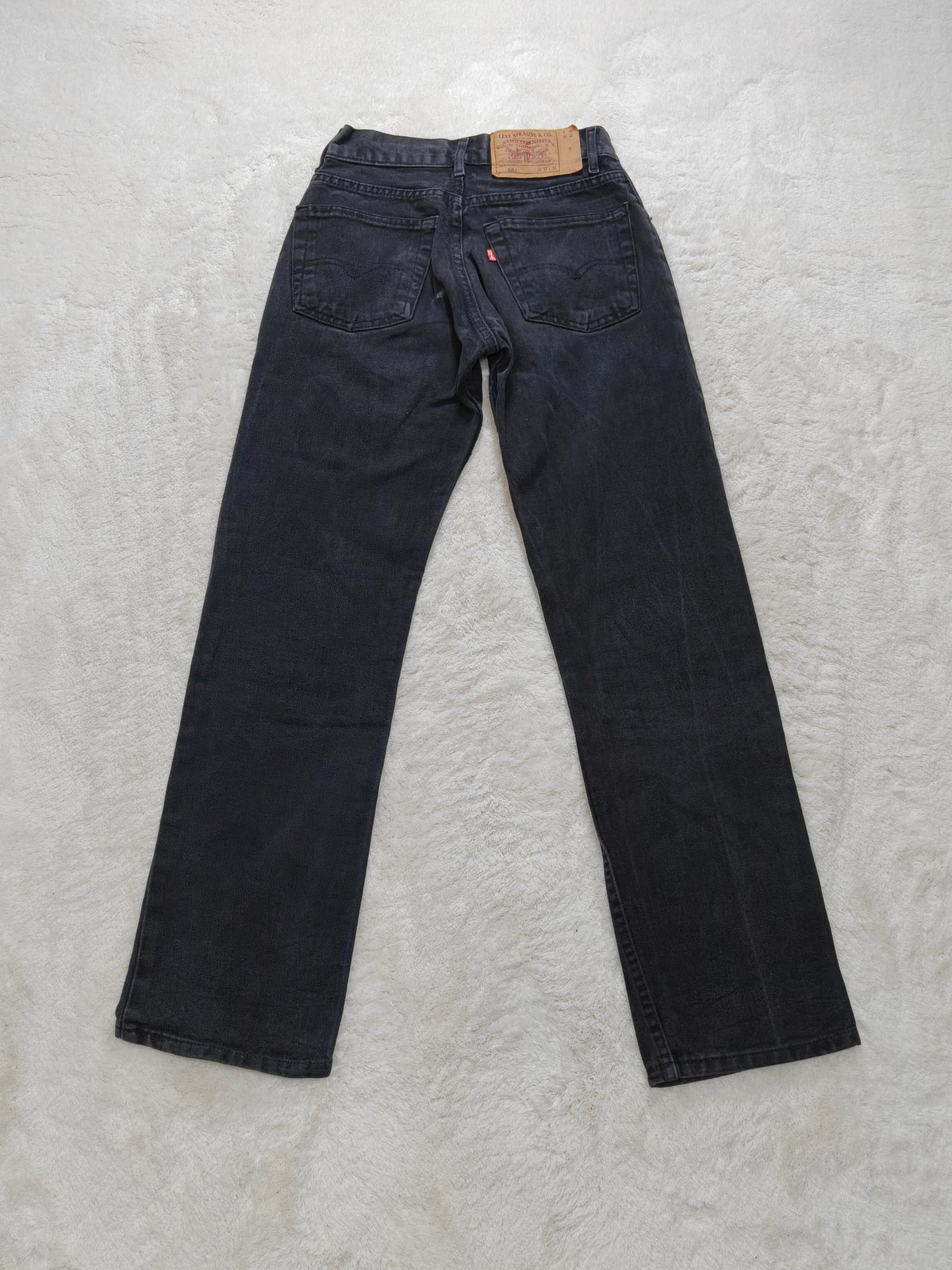 Women Levi's 501 vintage made in USA 1996 Black 5010165 Straight W27 L30 (EU 36 / S) Jeans