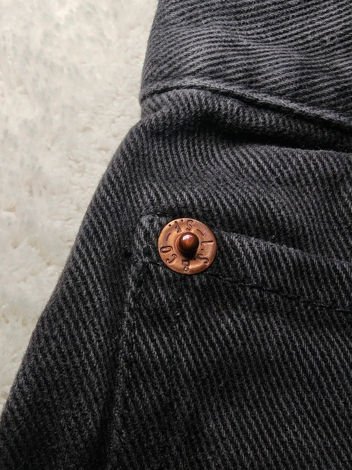 Women Levi's 501 vintage made in USA 1996 Black 5010165 Straight W27 L30 (EU 36 / S) Jeans