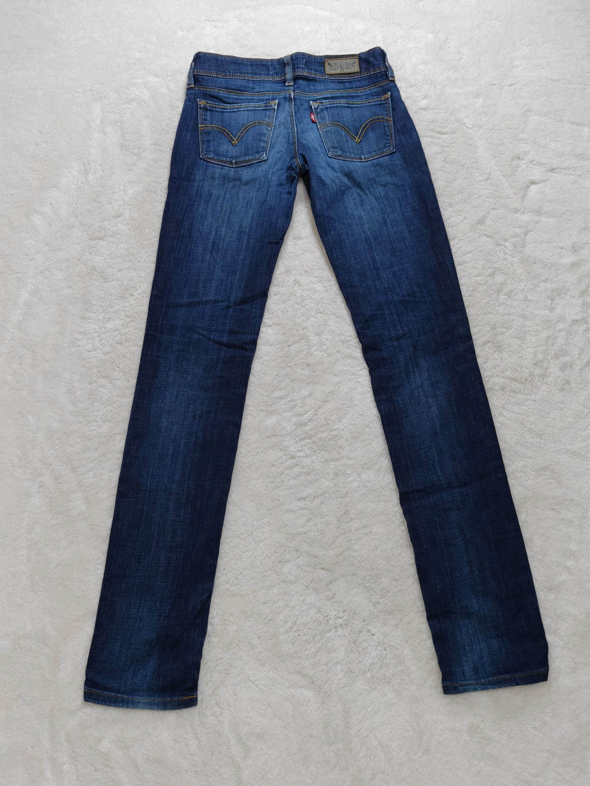 Women Levi's 571 Dark Blue 0025 Slim W27 L34 (EU 36 / S) Y2K Jeans