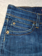 Women Levi's 571 Dark Blue 0025 Slim W27 L34 (EU 36 / S) Y2K Jeans