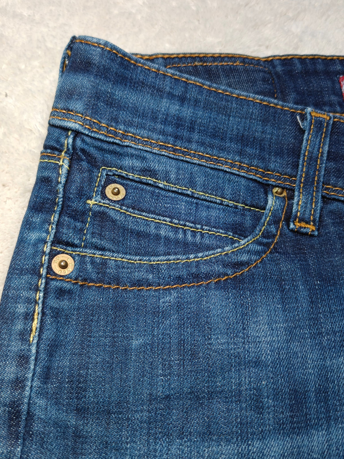 Women Levi's 571 Dark Blue 0025 Slim W27 L34 (EU 36 / S) Y2K Jeans