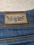 Women Levi's 571 Dark Blue 0025 Slim W27 L34 (EU 36 / S) Y2K Jeans