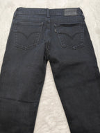 Women Levi's 710 Black Super skinny W25 L30 (EU 34 / XS) Y2K Jeans