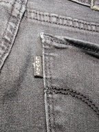 Women Levi's 710 Black Super skinny W25 L30 (EU 34 / XS) Y2K Jeans