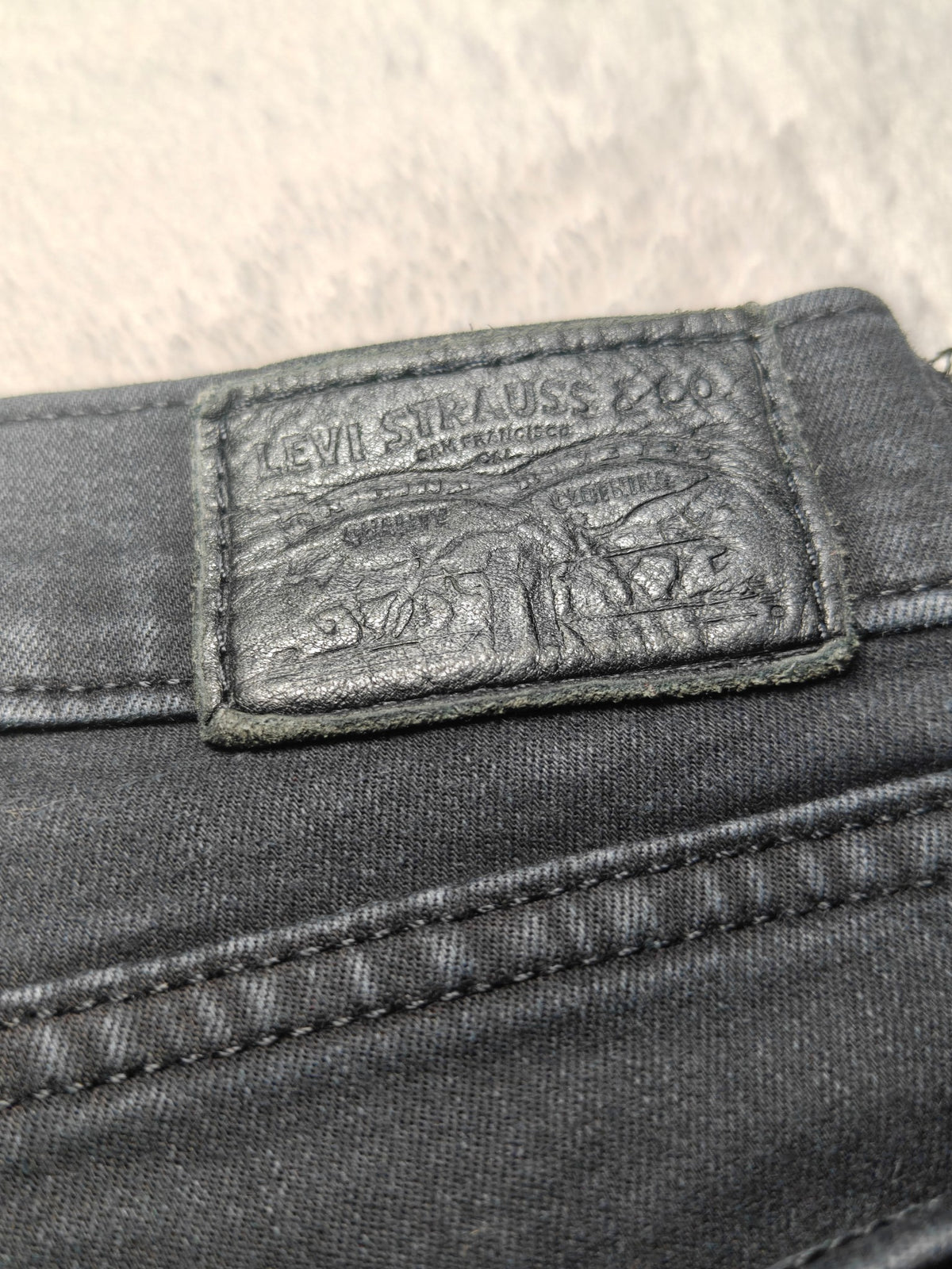 Women Levi's 710 Black Super skinny W25 L30 (EU 34 / XS) Y2K Jeans