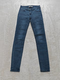 Women Levi's 710 Dark blue Super skinny W25 L30 (EU 34 / XS) Y2K Jeans
