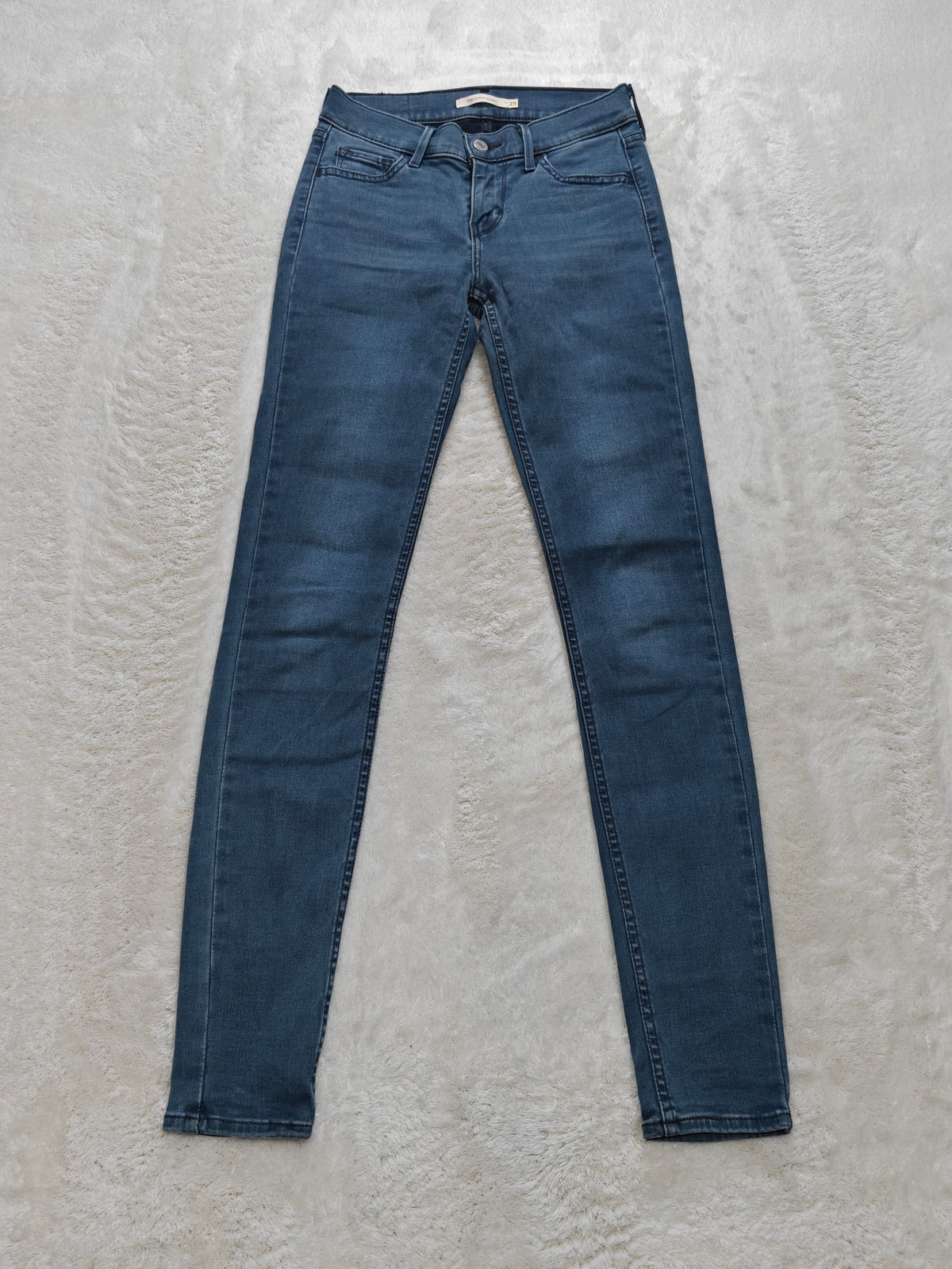 Women Levi's 710 Dark blue Super skinny W25 L30 (EU 34 / XS) Y2K Jeans