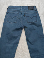 Women Levi's 710 Dark blue Super skinny W25 L30 (EU 34 / XS) Y2K Jeans