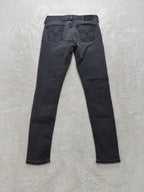 Women Levi's 710 Super Skinny Black Skinny W30 L30 (EU 40 / L) Y2K Jeans