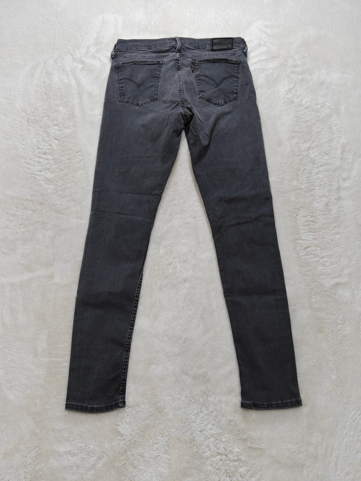 Women Levi's 710 Super Skinny Black Skinny W30 L30 (EU 40 / L) Y2K Jeans