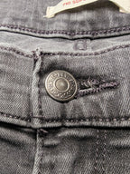 Women Levi's 710 Super Skinny Black Skinny W30 L30 (EU 40 / L) Y2K Jeans