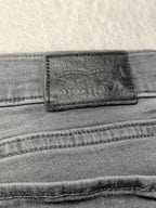 Women Levi's 710 Super Skinny Black Skinny W30 L30 (EU 40 / L) Y2K Jeans