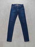 Women Levi's 710 Super Skinny Blue Skinny W27 L30 (EU 36 / S) Y2K Jeans