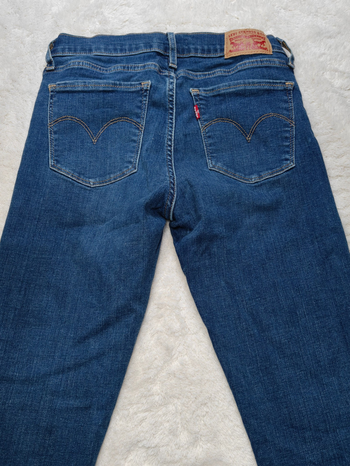 Women Levi's 710 Super Skinny Blue Skinny W27 L30 (EU 36 / S) Y2K Jeans