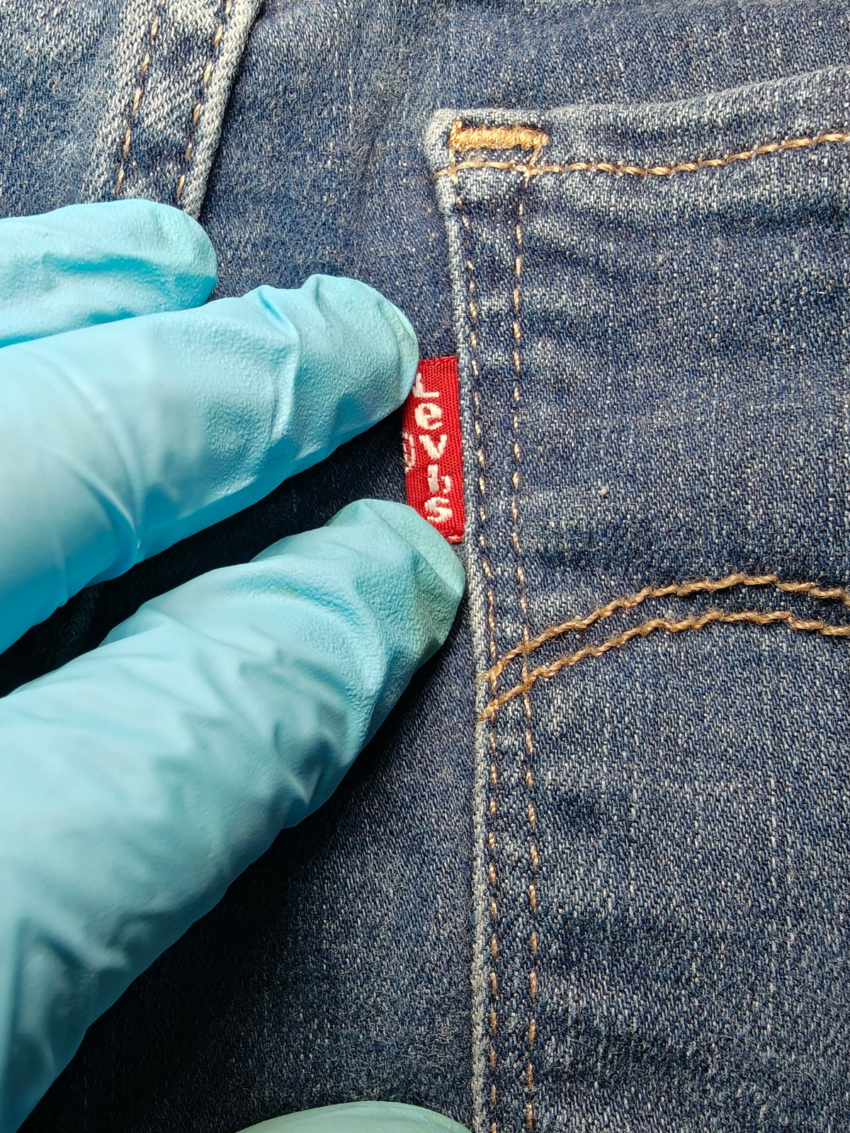Women Levi's 710 Super Skinny Blue Skinny W27 L30 (EU 36 / S) Y2K Jeans
