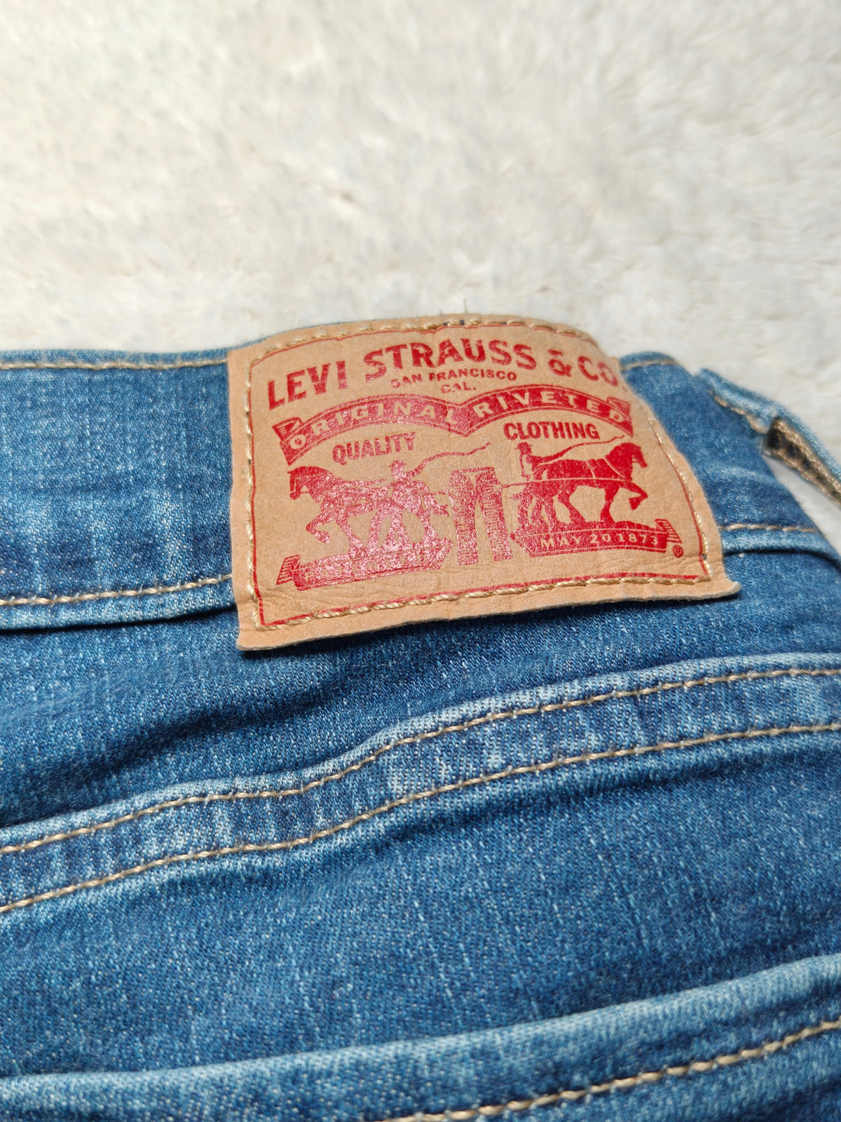 Women Levi's 710 Super Skinny Blue Skinny W27 L30 (EU 36 / S) Y2K Jeans
