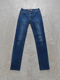 Women Levi's 710 Super Skinny Blue Super skinny W25 L32 (EU 34 / XS) Y2K Jeans