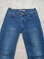 Women Levi's 710 Super Skinny Blue Super skinny W25 L32 (EU 34 / XS) Y2K Jeans