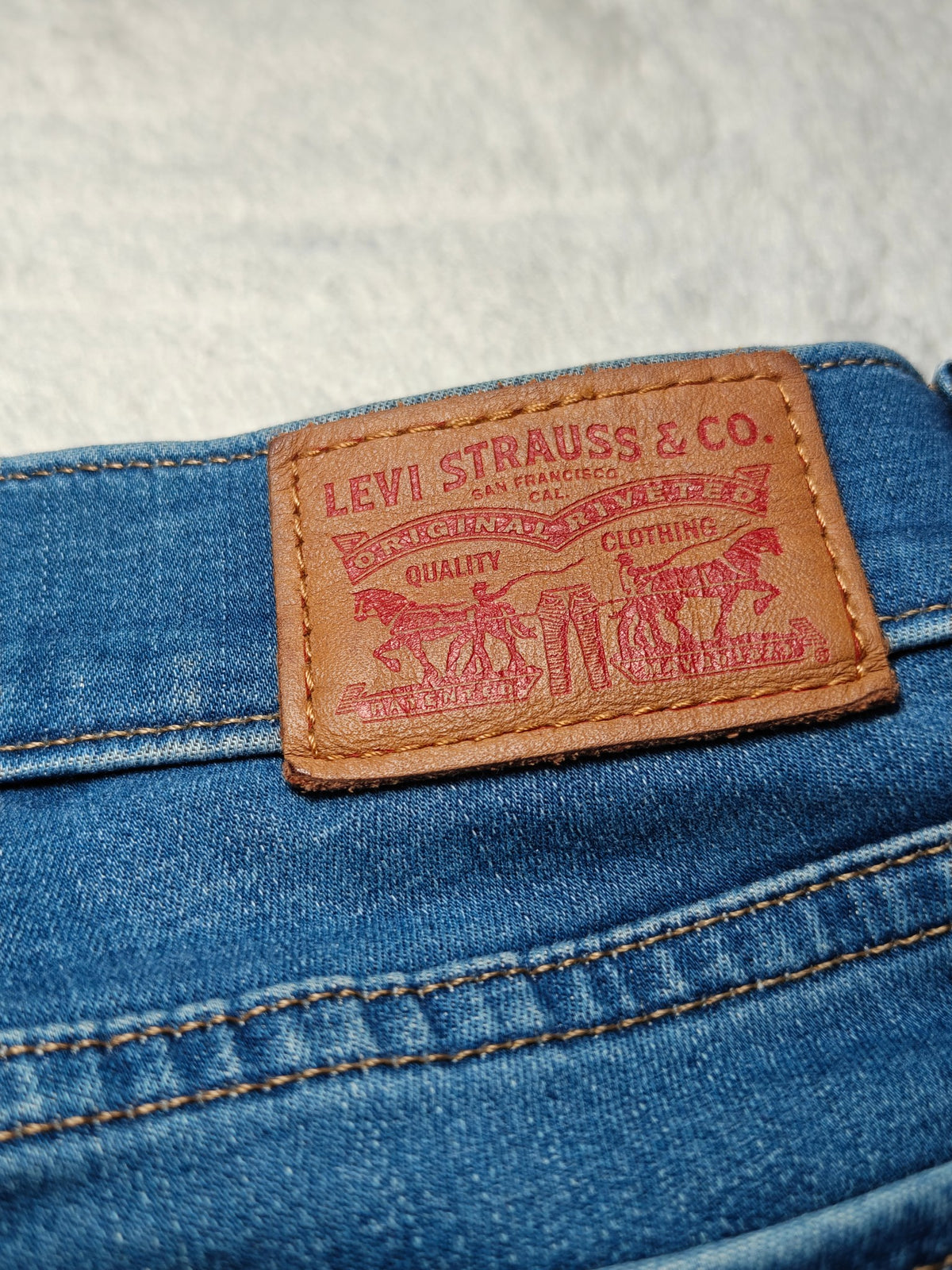 Women Levi's 710 Super Skinny Blue Super skinny W25 L32 (EU 34 / XS) Y2K Jeans