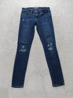 Women Levi's 711 Blue 0140 Skinny W28 L32 (EU 38 / M) Y2K Jeans