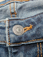 Women Levi's 711 Blue 0140 Skinny W28 L32 (EU 38 / M) Y2K Jeans