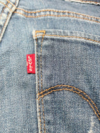 Women Levi's 711 Blue 0140 Skinny W28 L32 (EU 38 / M) Y2K Jeans