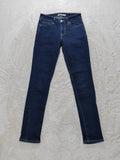 Women Levi's 711 Dark blue Skinny W26 L30 (EU 36 / S) Y2K Jeans