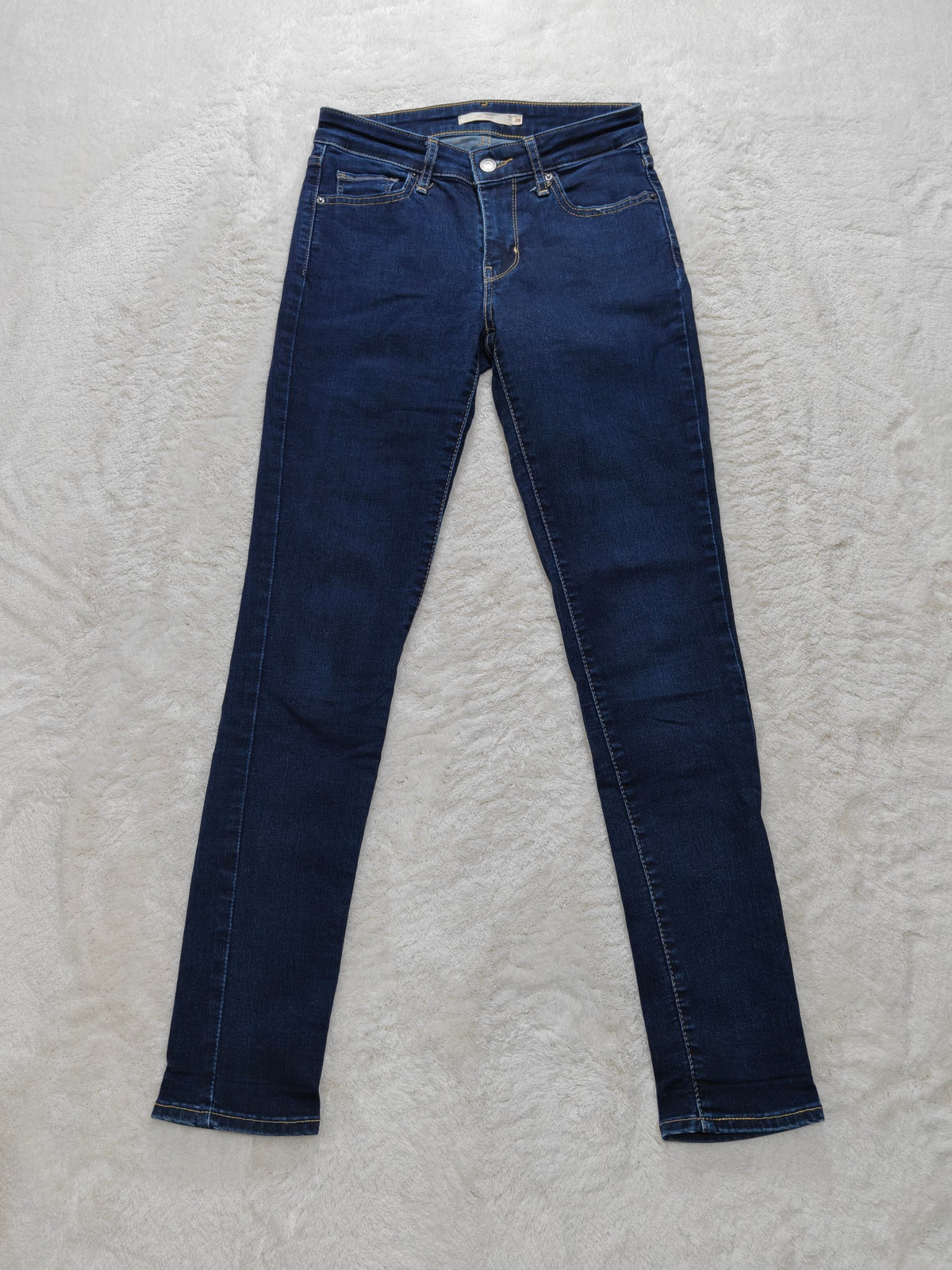 Women Levi's 711 Dark blue Skinny W26 L30 (EU 36 / S) Y2K Jeans
