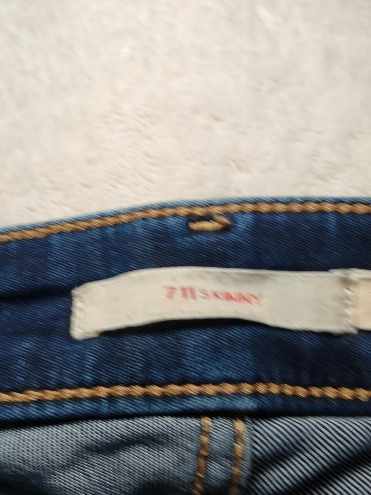 Women Levi's 711 Dark blue Skinny W26 L30 (EU 36 / S) Y2K Jeans
