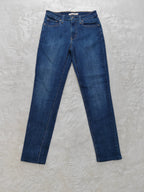 Women Levi's 721 Blue Skinny W28 L32 (EU 38 / M) Y2K Jeans