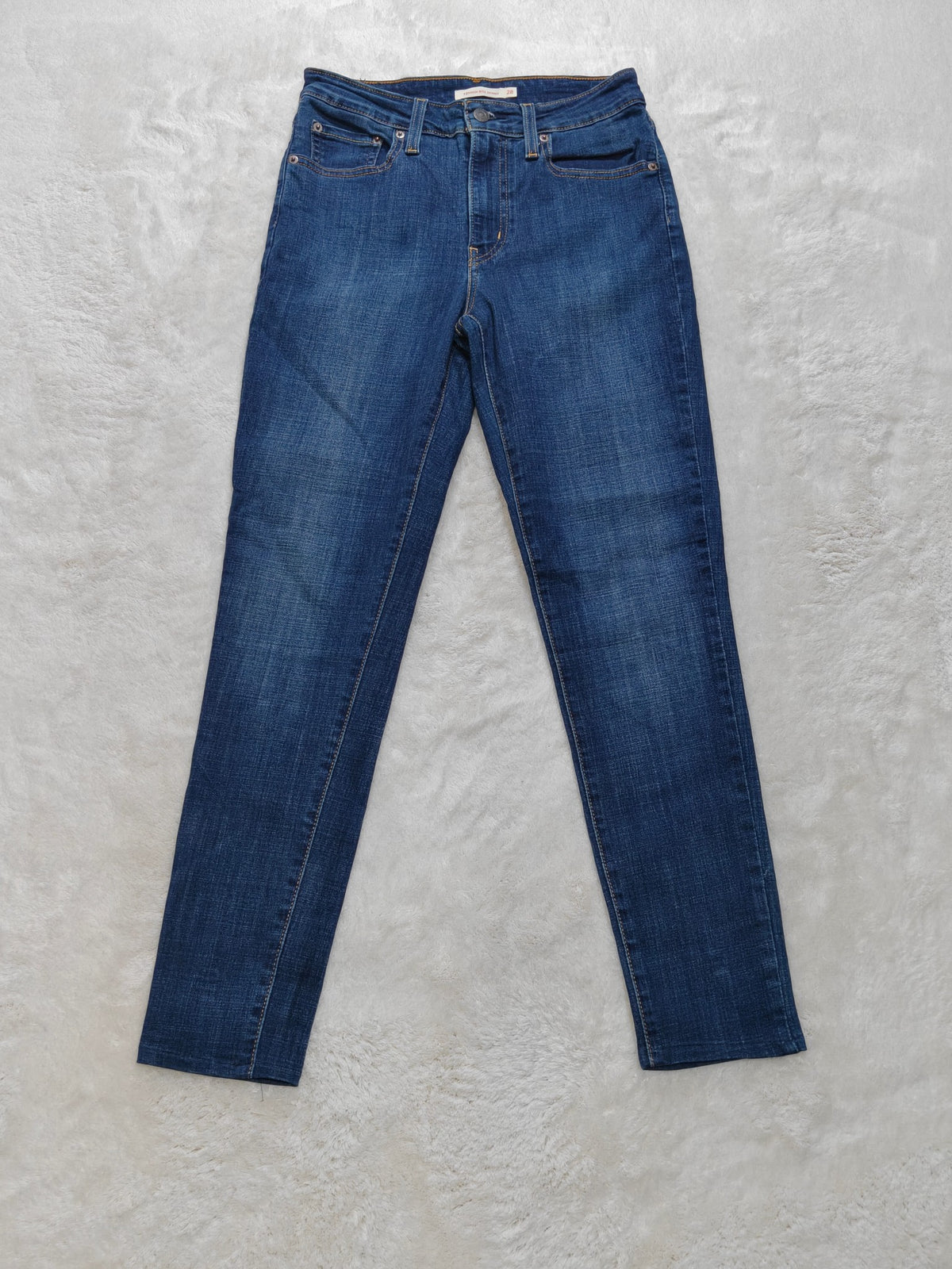 Women Levi's 721 Blue Skinny W28 L32 (EU 38 / M) Y2K Jeans