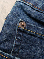 Women Levi's 721 Blue Skinny W28 L32 (EU 38 / M) Y2K Jeans