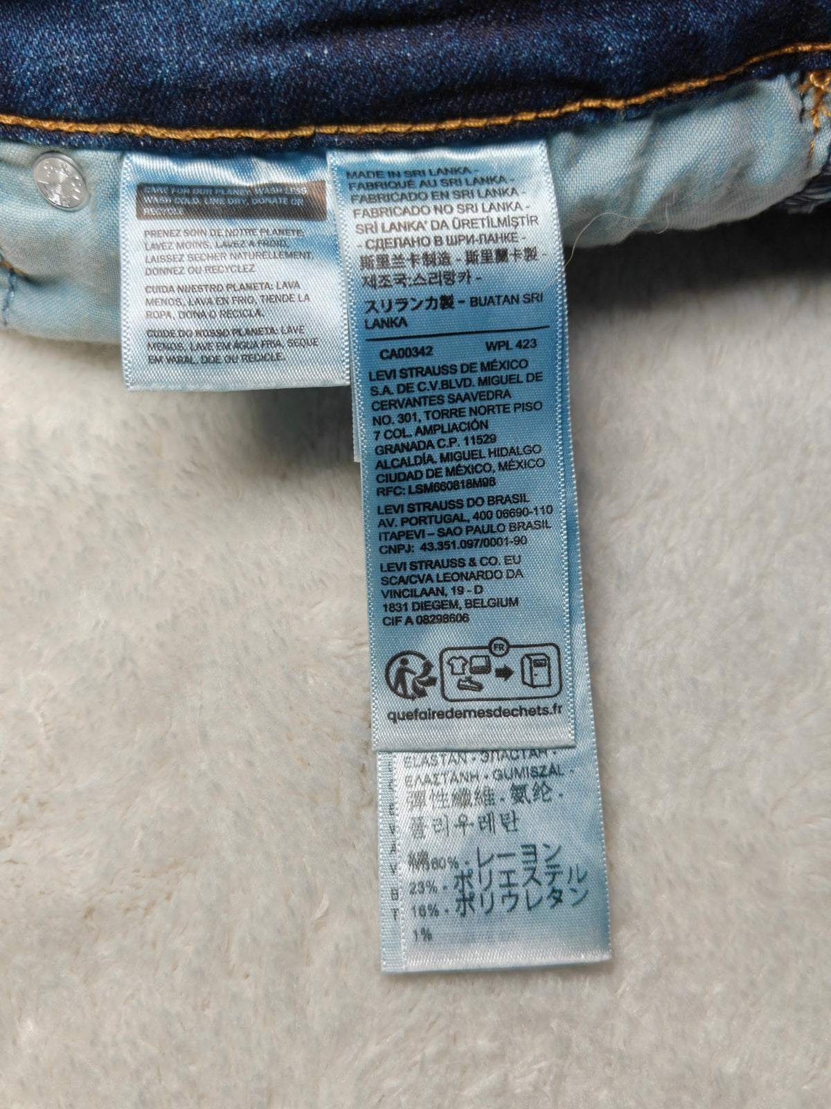 Women Levi's 721 Blue Skinny W28 L32 (EU 38 / M) Y2K Jeans