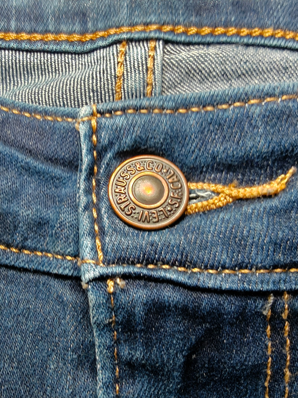 Women Levi's 721 Blue Skinny W31 L32 (EU 40 / L) Jeans