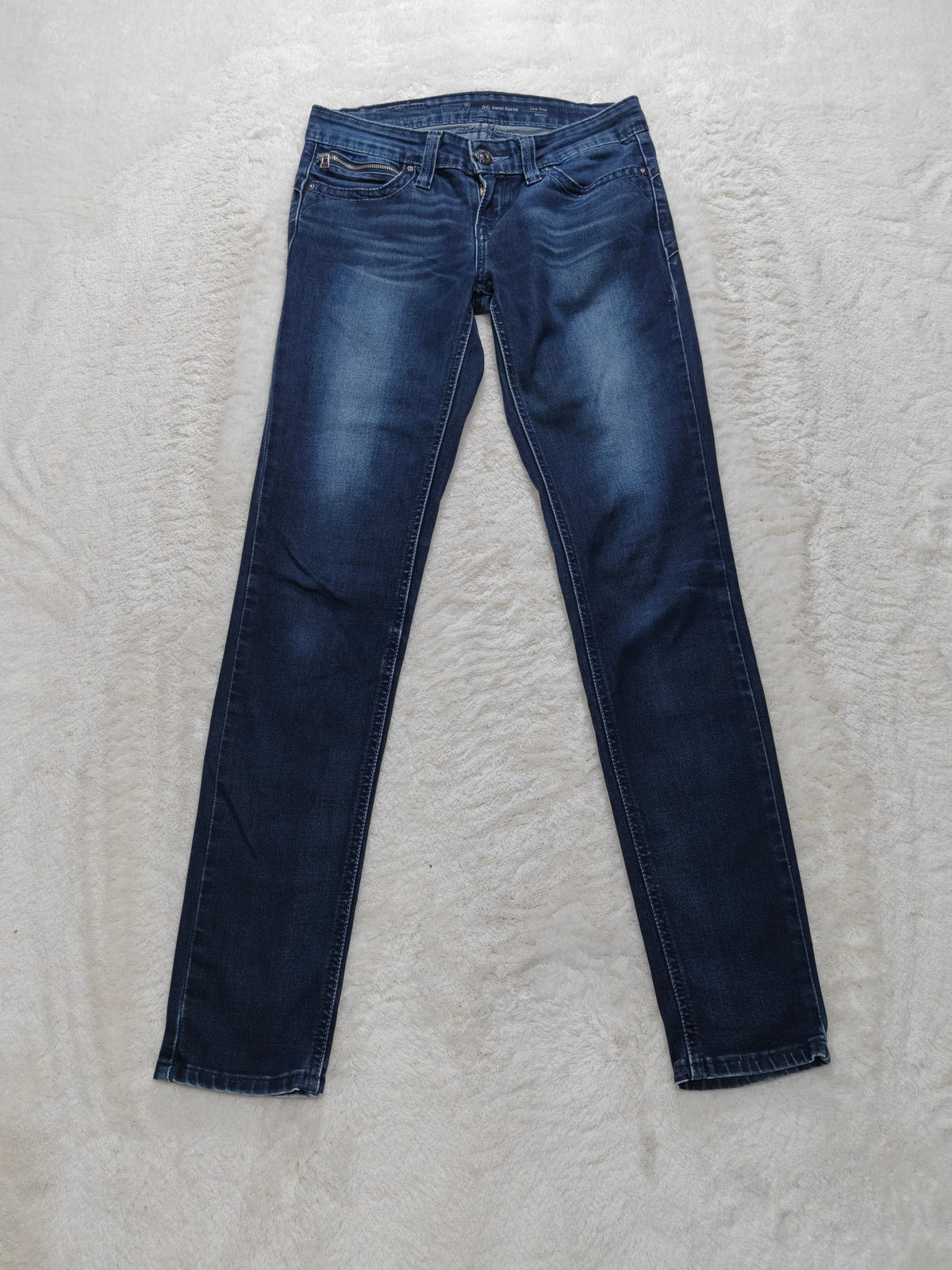 Women Levi's Demi Curve Dark blue Skinny W25 L32 (EU 34 / XS) Y2K Jeans