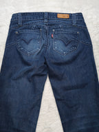 Women Levi's Demi Curve Dark blue Skinny W25 L32 (EU 34 / XS) Y2K Jeans
