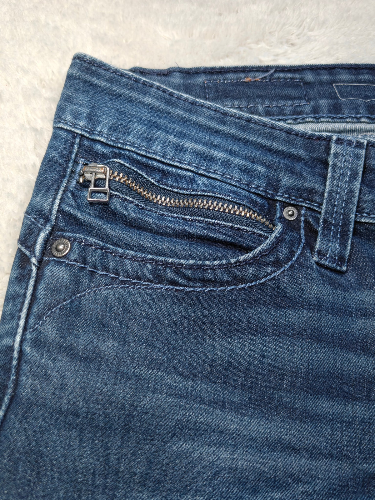 Women Levi's Demi Curve Dark blue Skinny W25 L32 (EU 34 / XS) Y2K Jeans