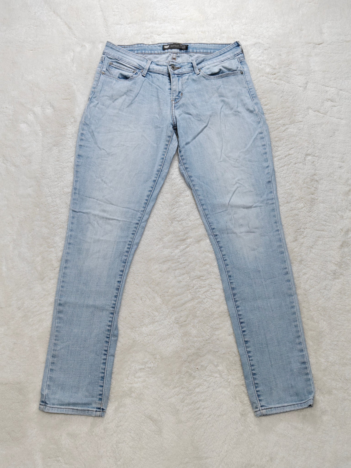 Women Levi's Demi Curve Light blue 0043 Skinny W28 L30 (EU 38 / M) Y2K Jeans