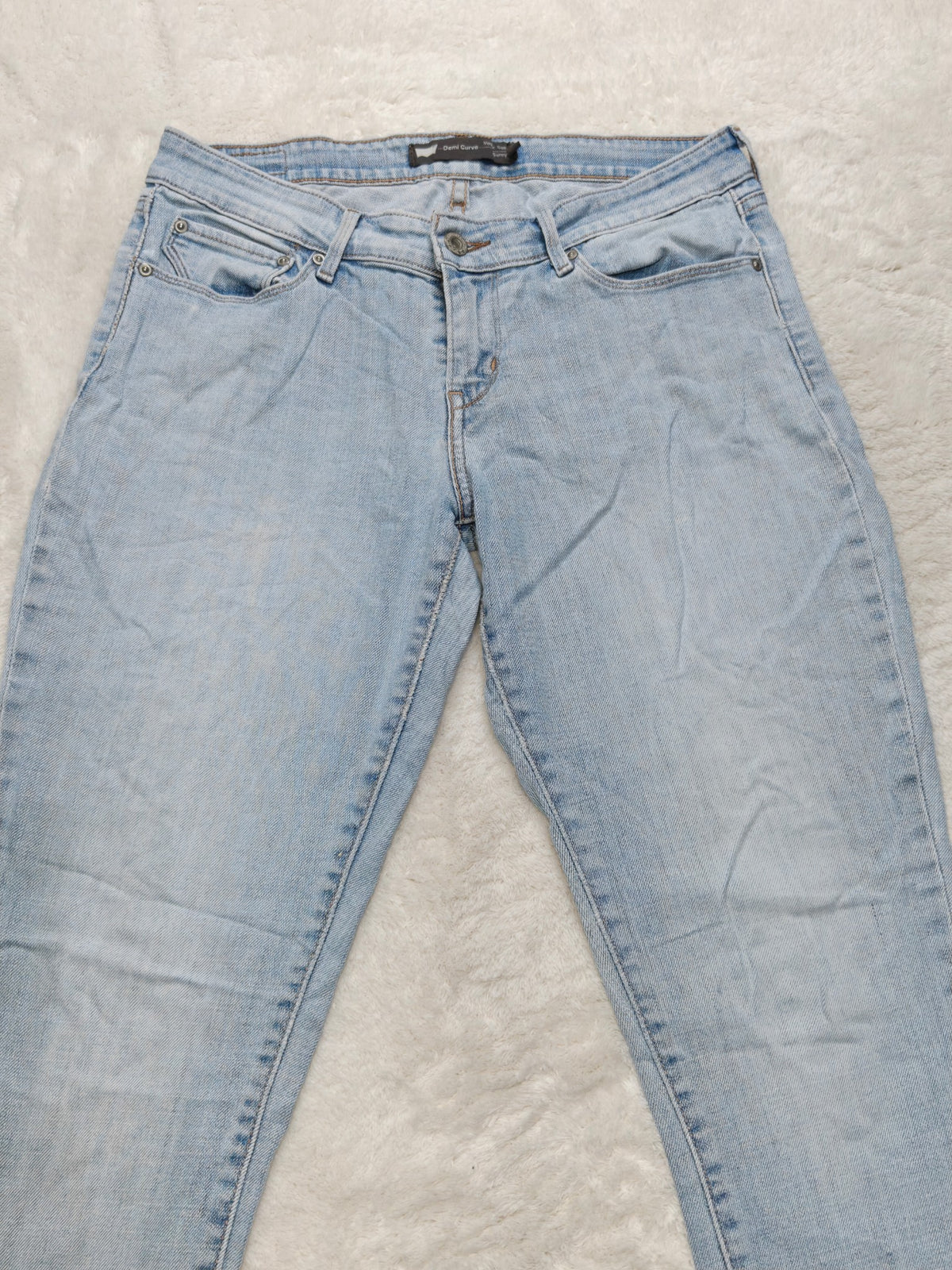 Women Levi's Demi Curve Light blue 0043 Skinny W28 L30 (EU 38 / M) Y2K Jeans
