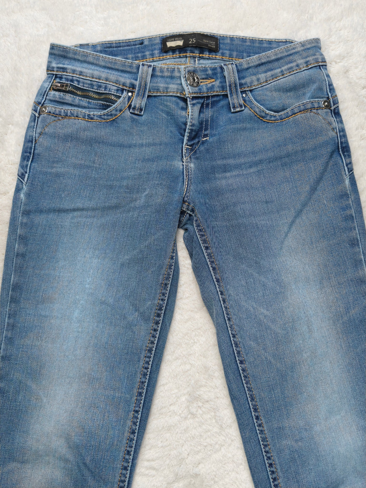 Women Levi's Demi Curve Light blue Skinny W25 L32 (EU 34 / XS) Y2K Jeans