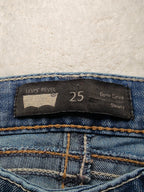 Women Levi's Demi Curve Light blue Skinny W25 L32 (EU 34 / XS) Y2K Jeans