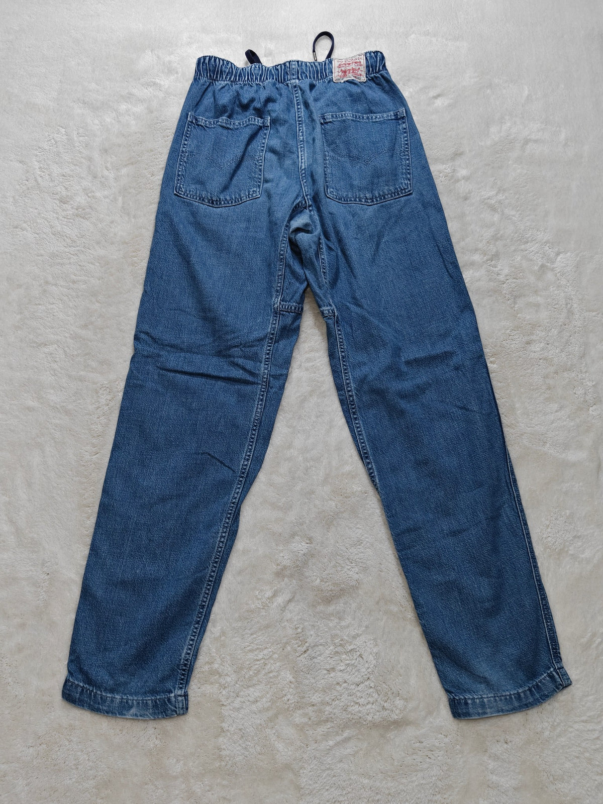 Women Levi's Loose Boxer Taper Blue 0001 Loose tapered W25 L32 (EU 34 / XS) Y2K Jeans