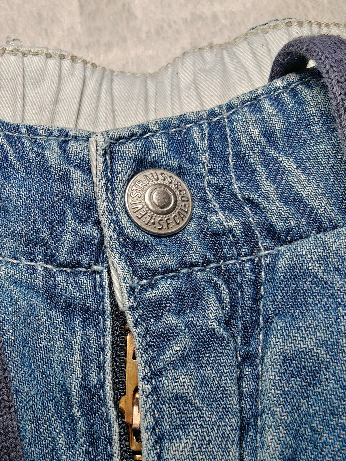 Women Levi's Loose Boxer Taper Blue 0001 Loose tapered W25 L32 (EU 34 / XS) Y2K Jeans