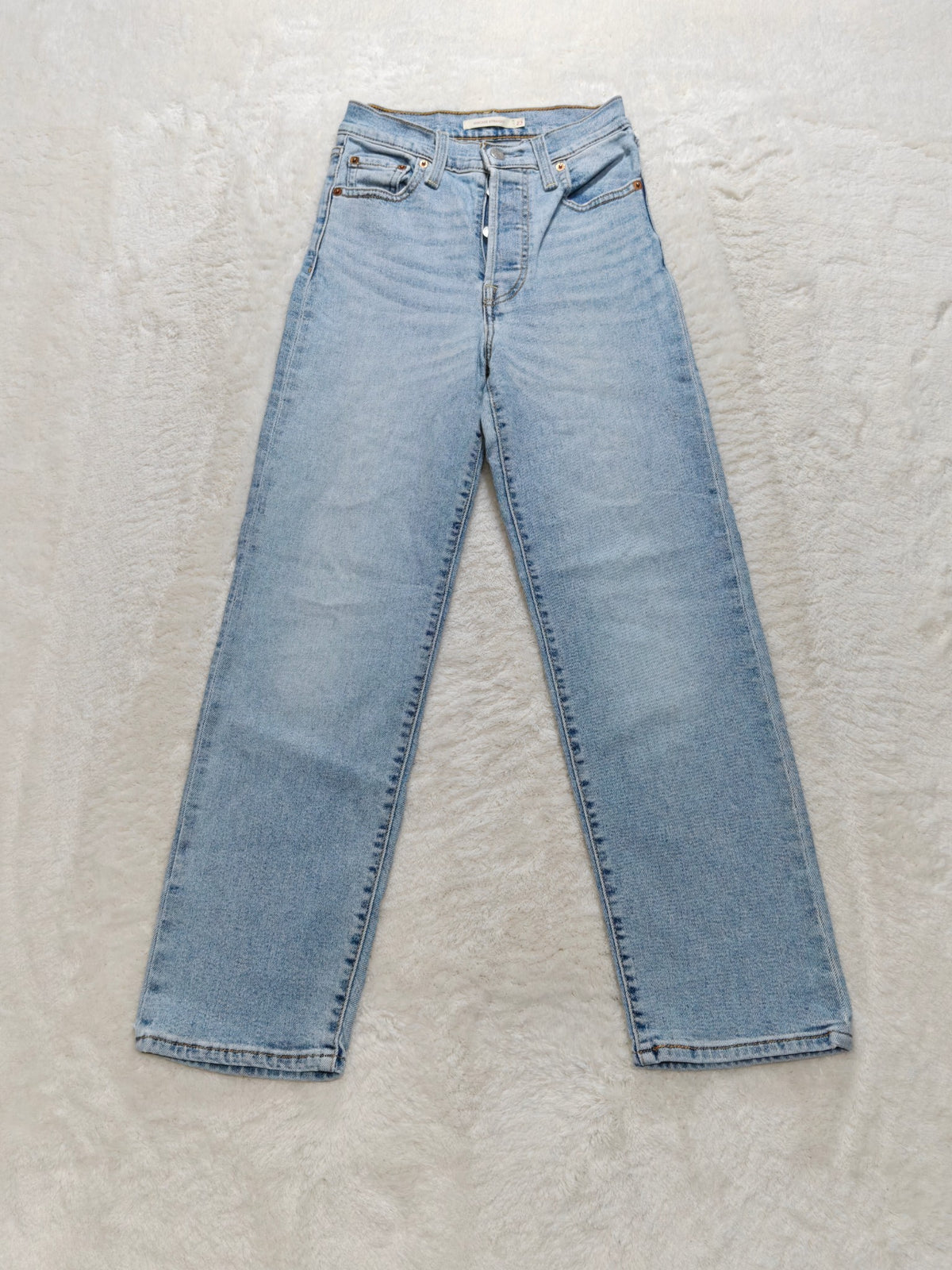 Women Levi's Ribcage Straight Light blue Straight W23 L27 (EU 33 / XS) Y2K Jeans