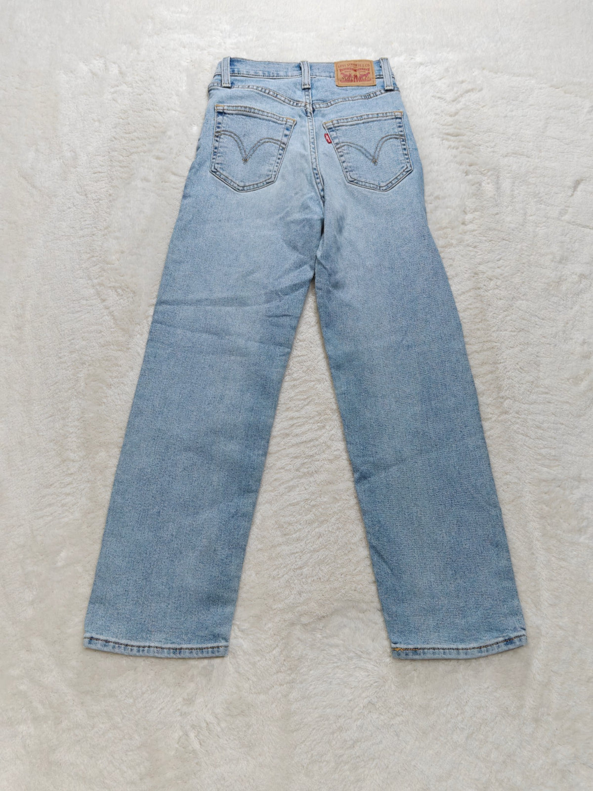 Women Levi's Ribcage Straight Light blue Straight W23 L27 (EU 33 / XS) Y2K Jeans