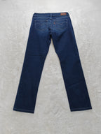 Women Levi's Slight Curve Dark blue Slim W26 L30 (EU 36 / S) Y2K Jeans