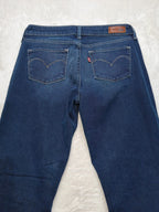 Women Levi's Slight Curve Dark blue Slim W26 L30 (EU 36 / S) Y2K Jeans