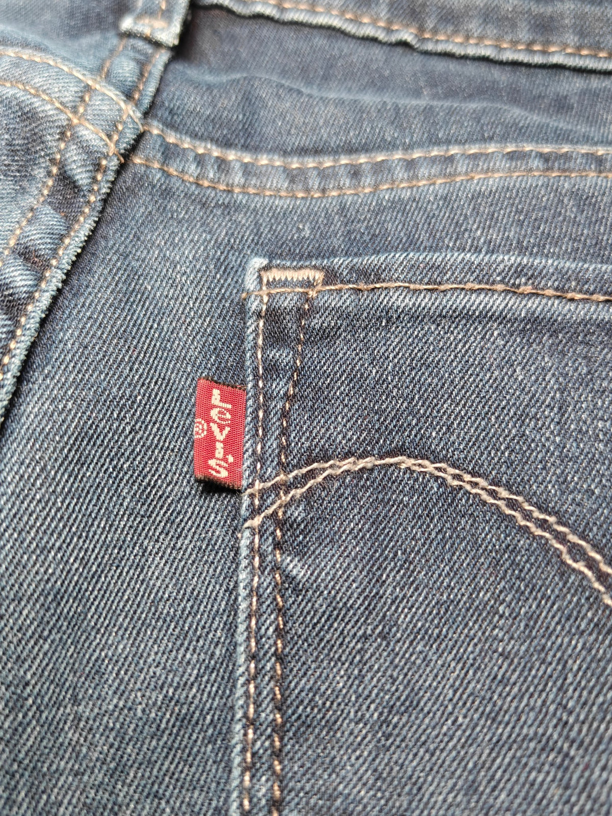 Women Levi's Slight Curve Dark blue Slim W26 L30 (EU 36 / S) Y2K Jeans