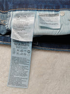 Women Levi's Slight Curve Dark blue Slim W26 L30 (EU 36 / S) Y2K Jeans