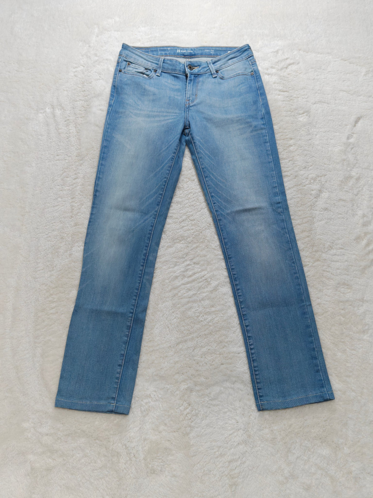 Women Levi's Slight Curve Light blue Slim W26 L29 (EU 36 / S) Y2K Jeans